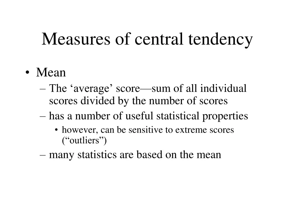 measures of central tendency 1