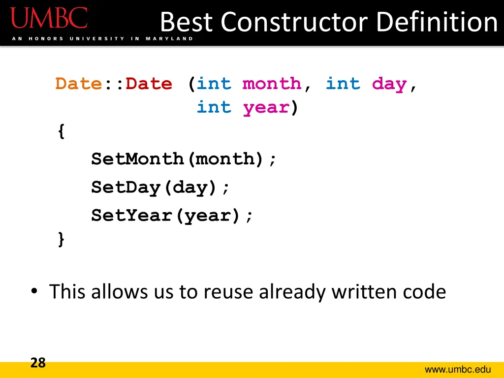 best constructor definition