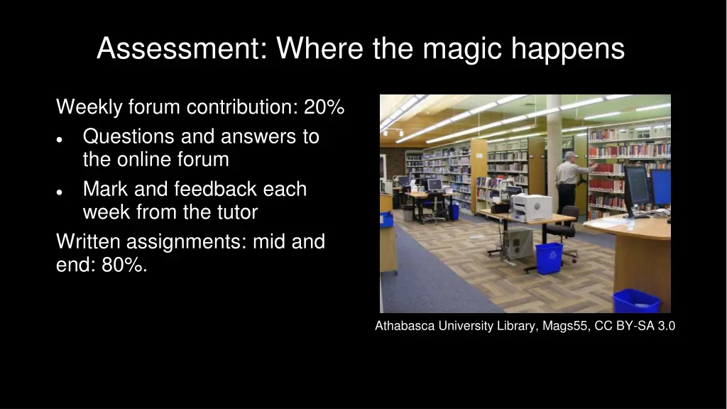 assessment where the magic happens