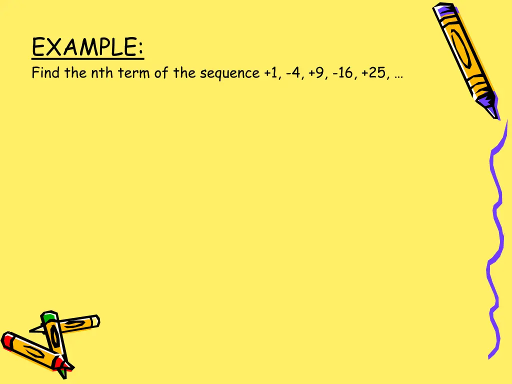 example find the nth term of the sequence