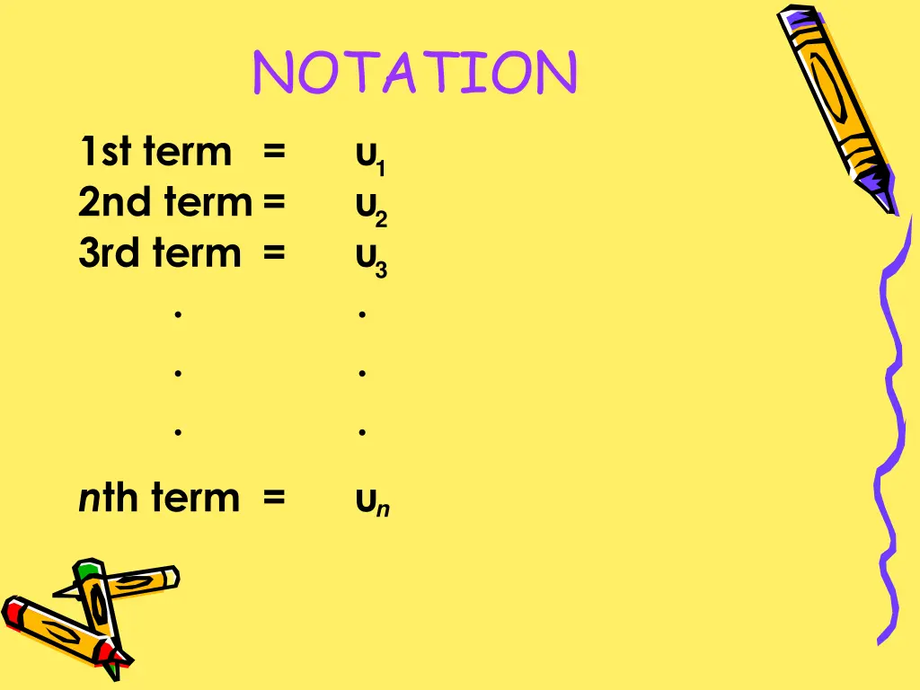 notation u u u