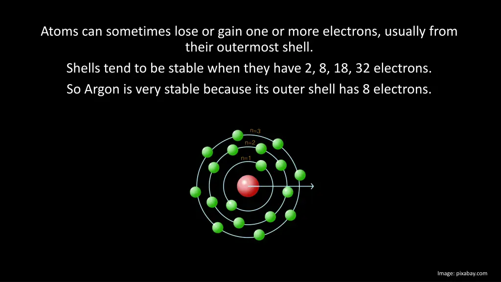 atoms can sometimes lose or gain one or more