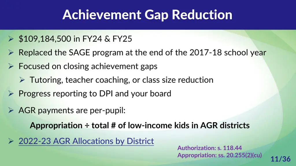 achievement gap reduction