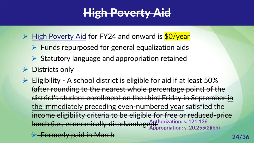 high poverty aid