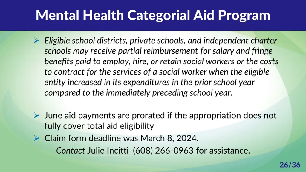 mental health categorial aid program 1