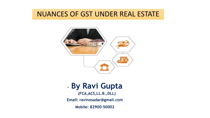 nuances of gst under real estate