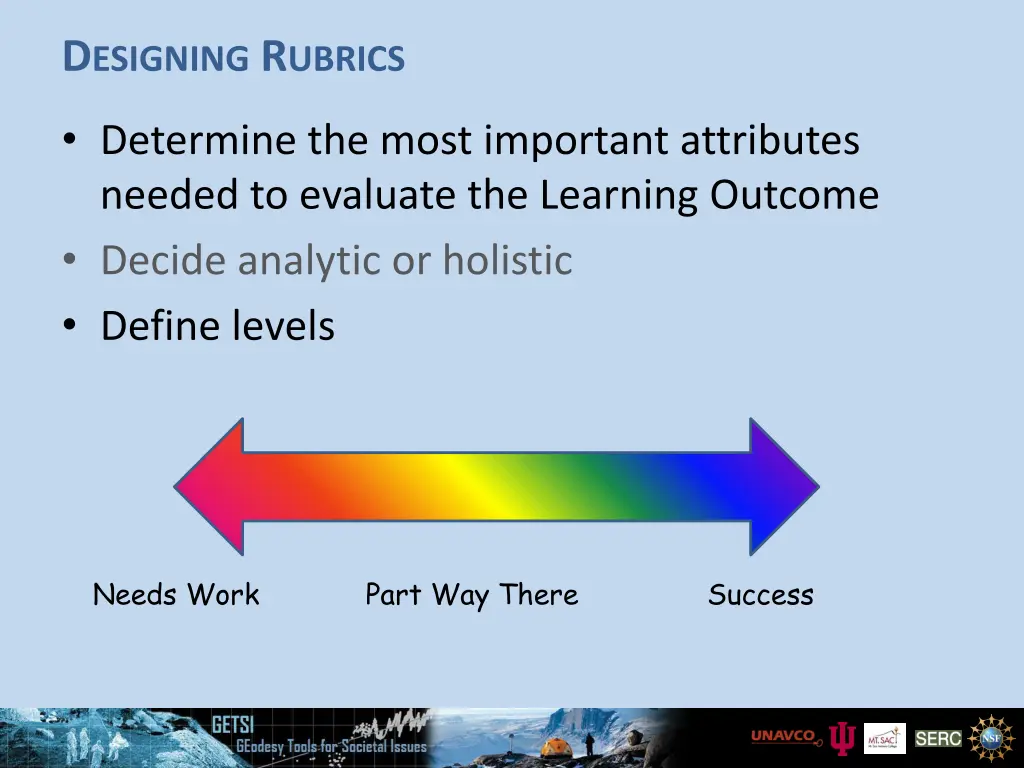 d esigning r ubrics