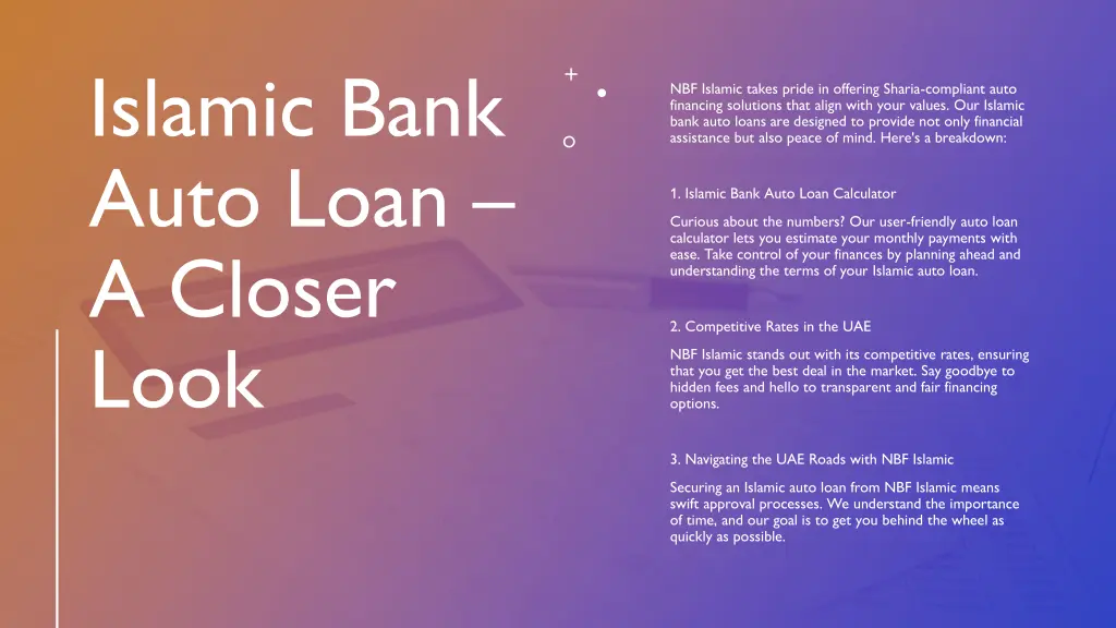 islamic bank auto loan a closer look