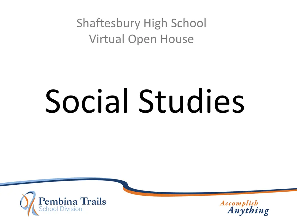 shaftesbury high school virtual open house