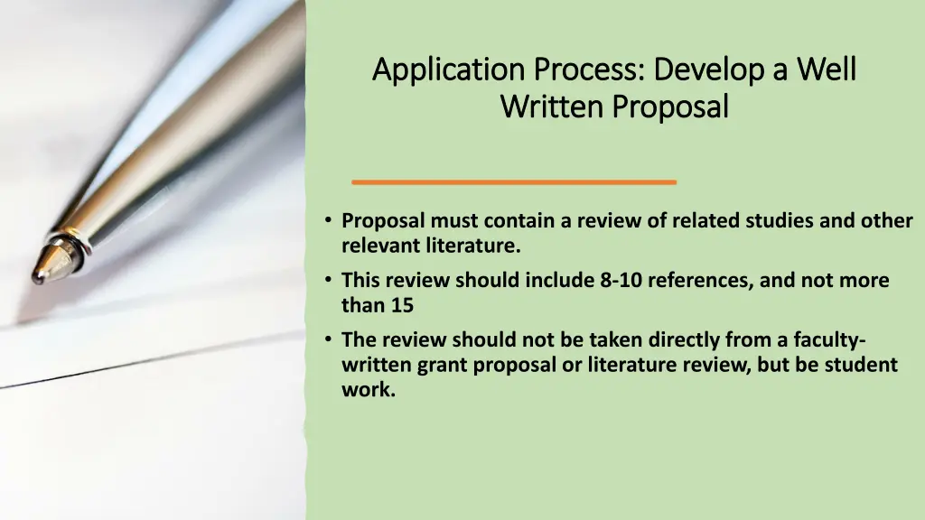 application process develop a well application 2