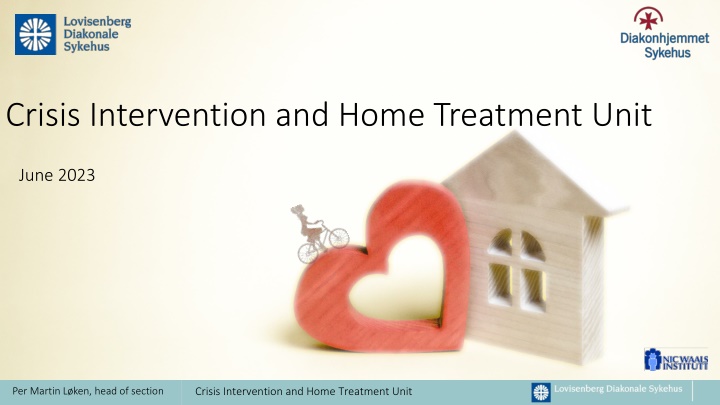 crisis intervention and home treatment unit