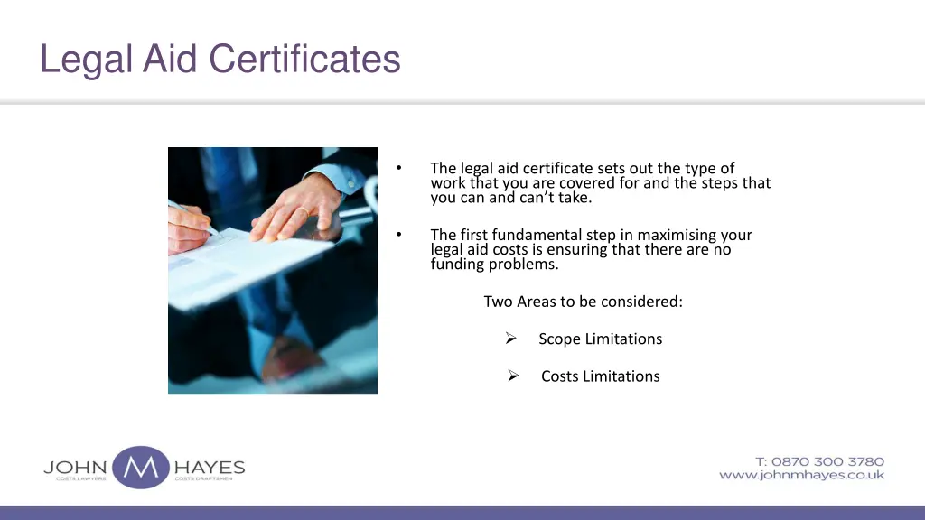 legal aid certificates 1