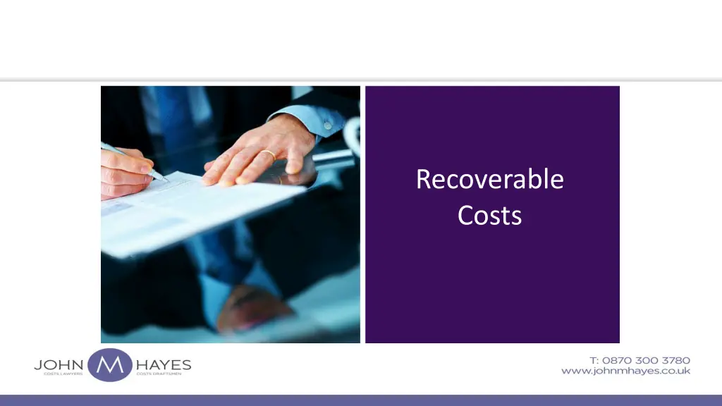 recoverable costs