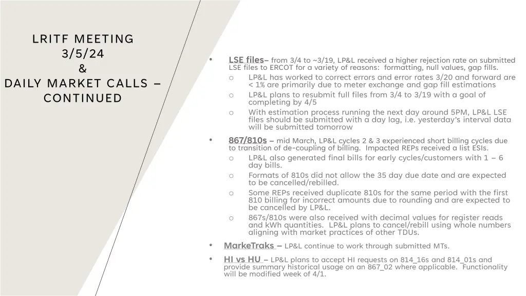 lritf meeting 3 5 24 daily market calls continued