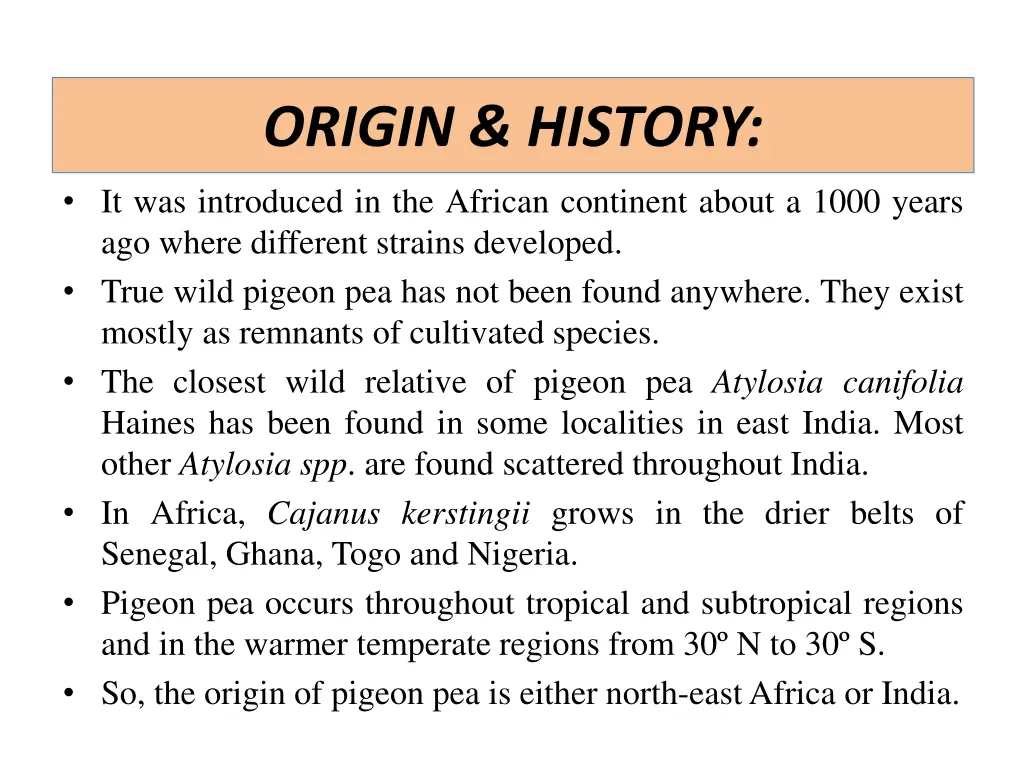 origin history