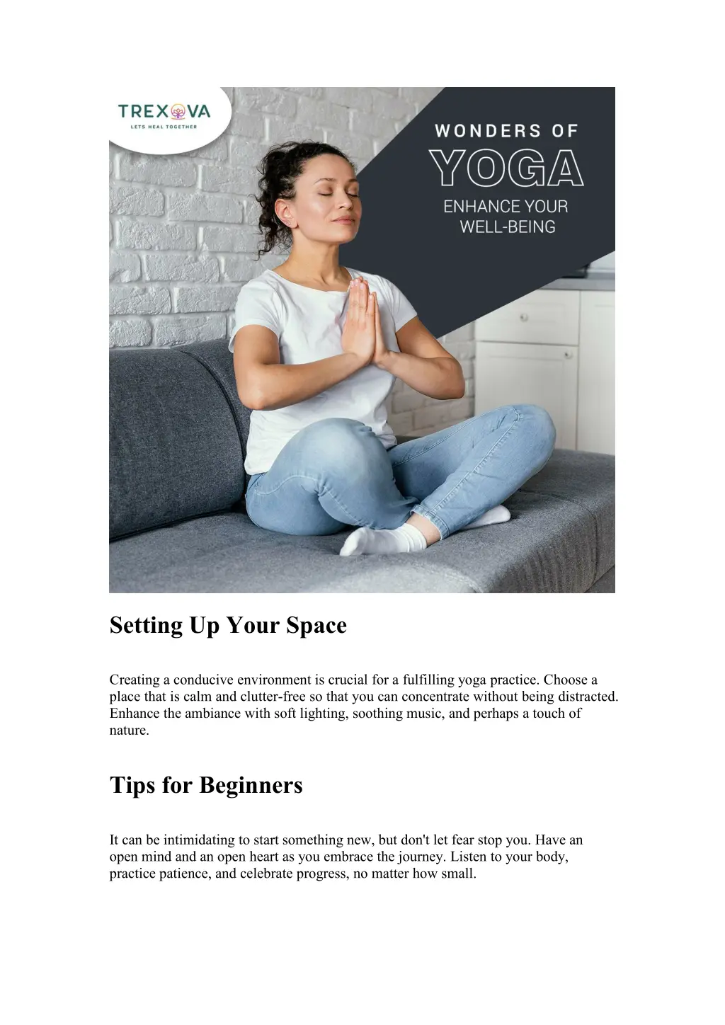 setting up your space