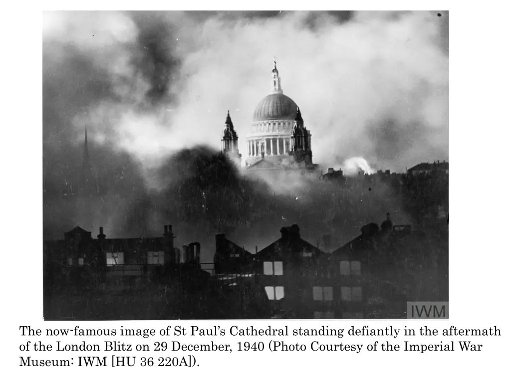 the now famous image of st paul s cathedral