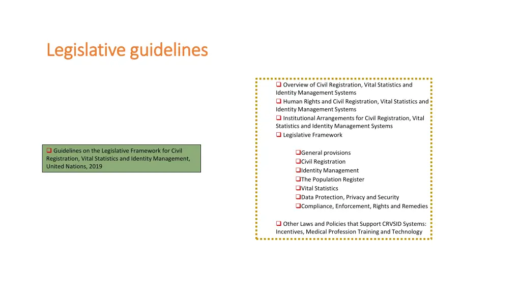 legislative guidelines legislative guidelines