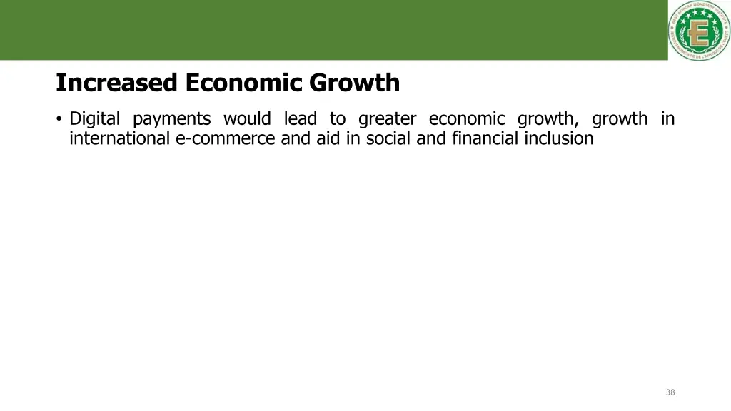 increased economic growth