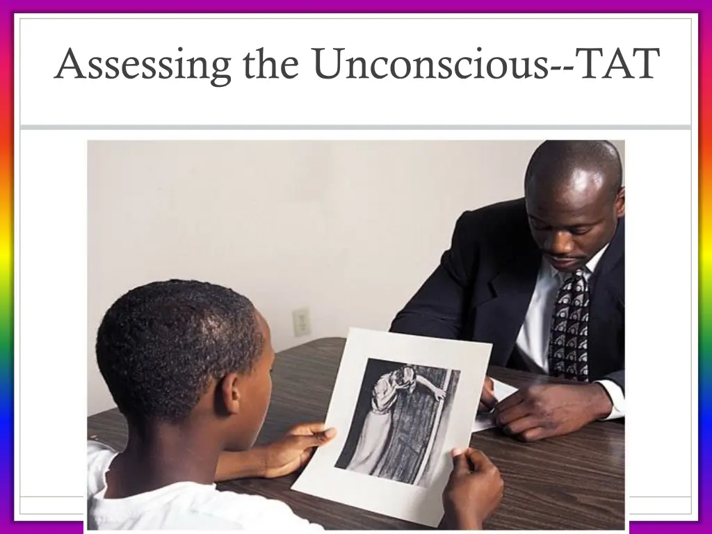 assessing the unconscious tat