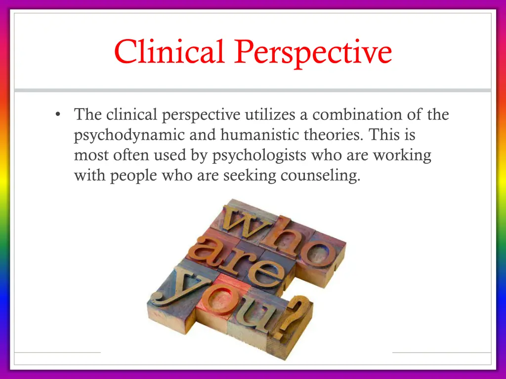 clinical perspective