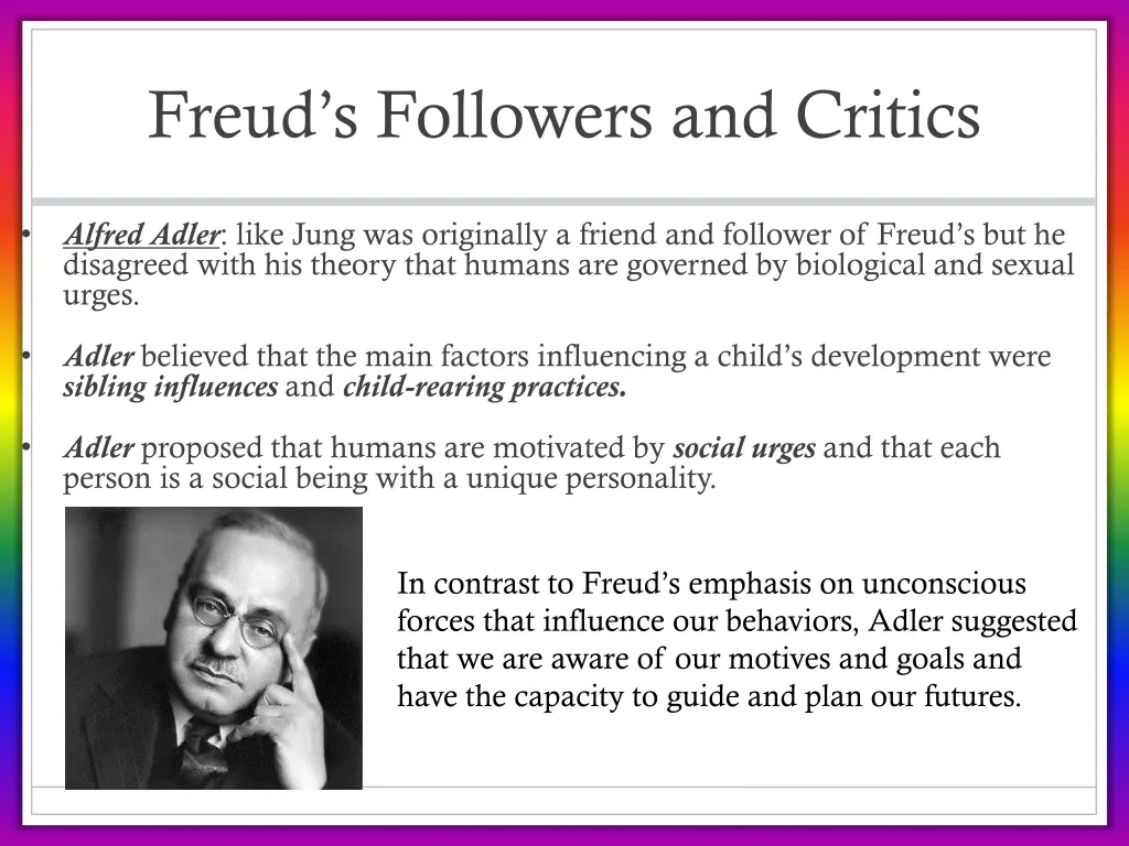 freud s followers and critics 1