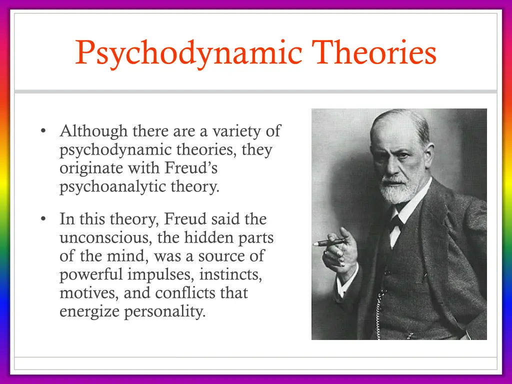 psychodynamic theories