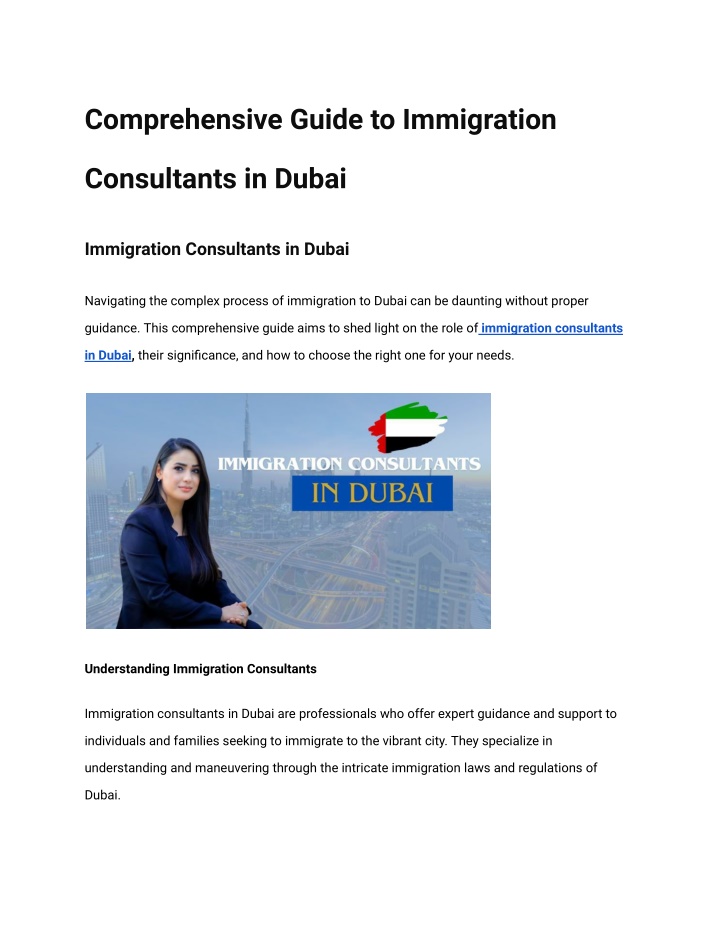 comprehensive guide to immigration