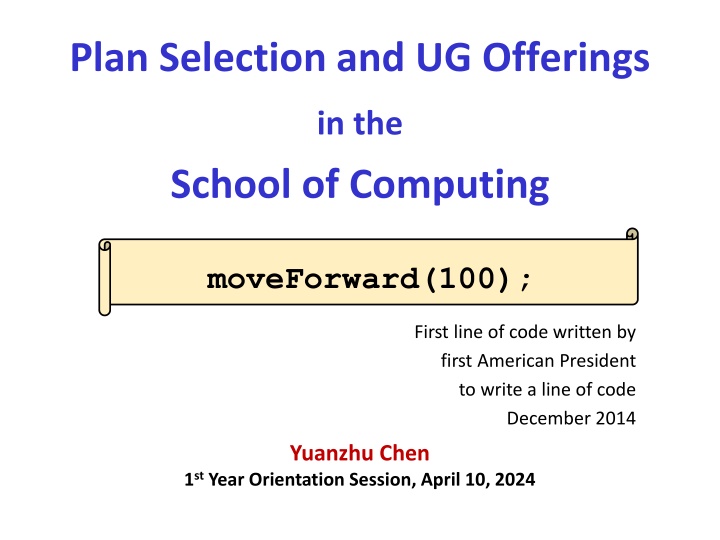 plan selection and ug offerings