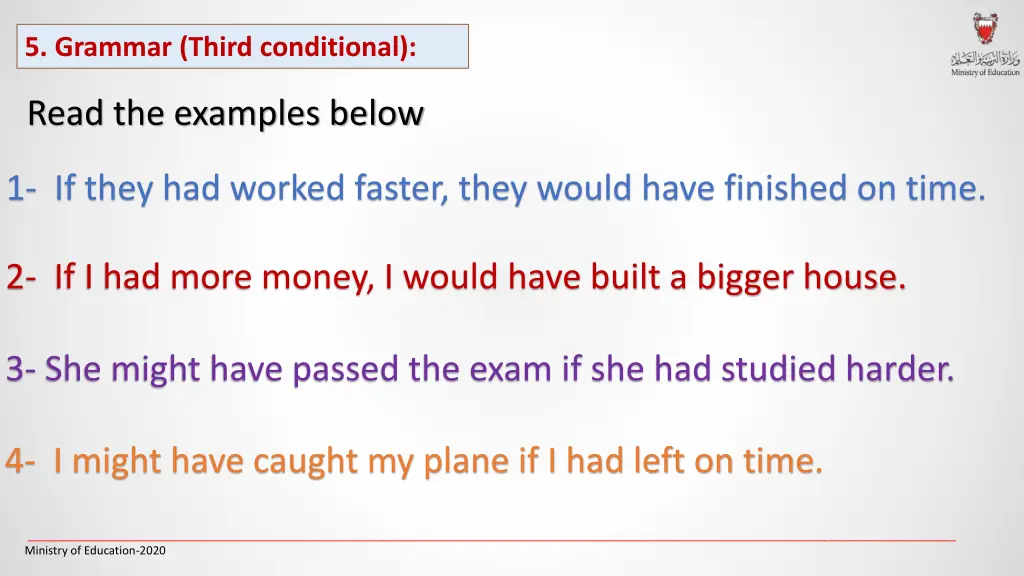 5 grammar third conditional