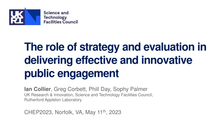 the role of strategy and evaluation in delivering