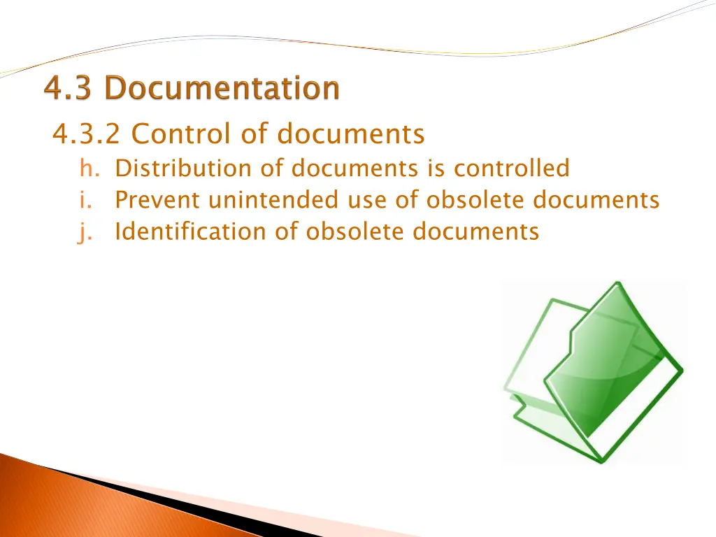 4 3 2 control of documents h distribution