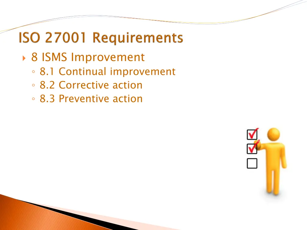 8 isms improvement 8 1 continual improvement