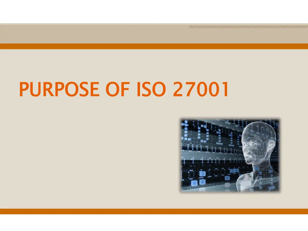 purpose of iso 27001