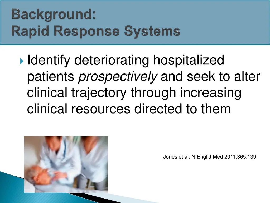 identify deteriorating hospitalized patients