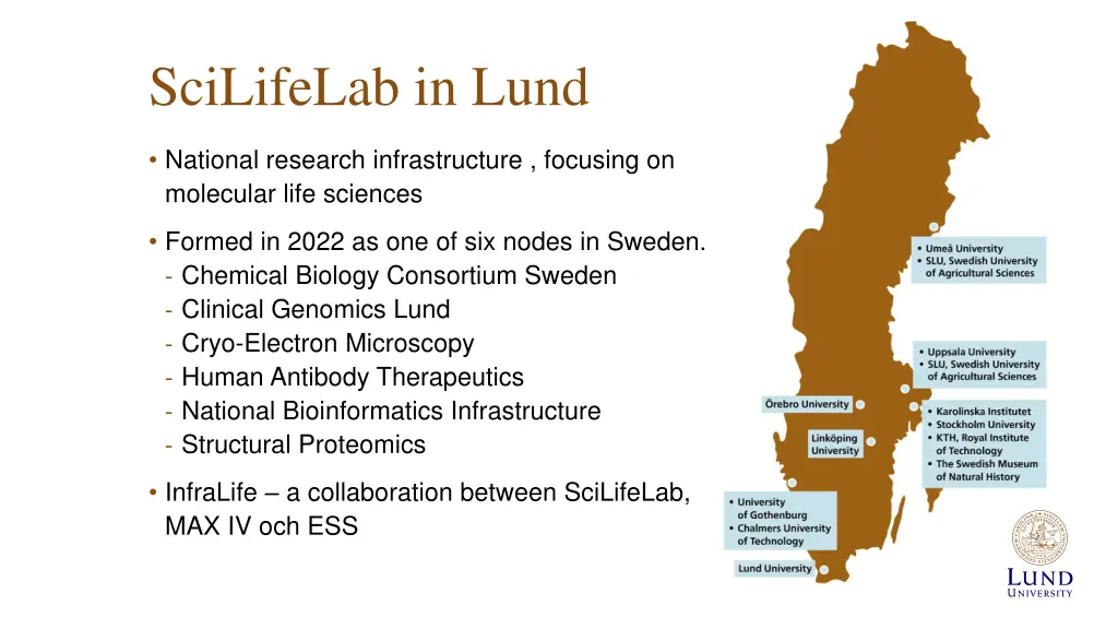 scilifelab in lund