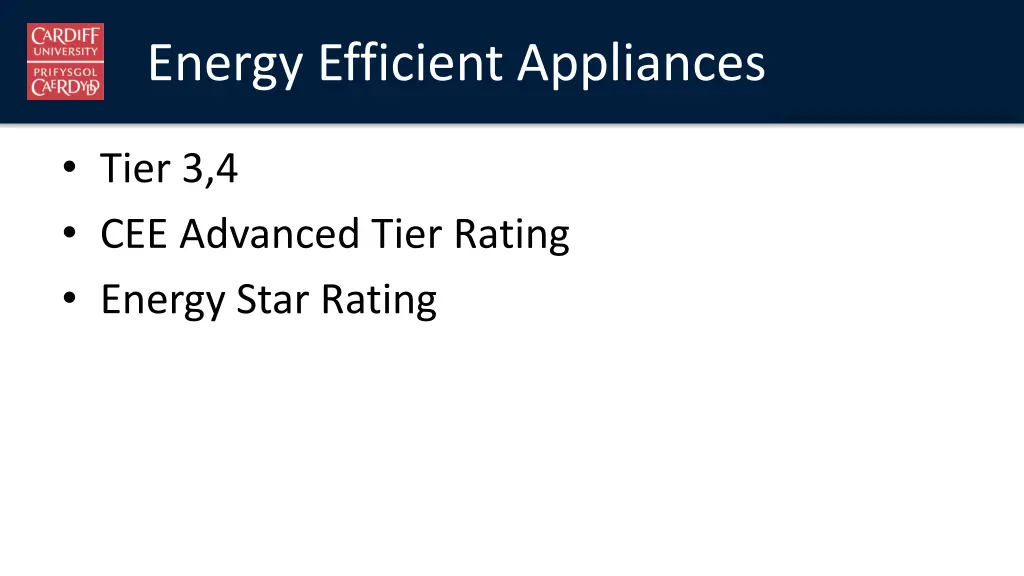 energy efficient appliances