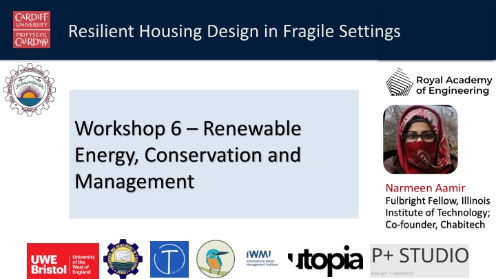 resilient housing design in fragile settings