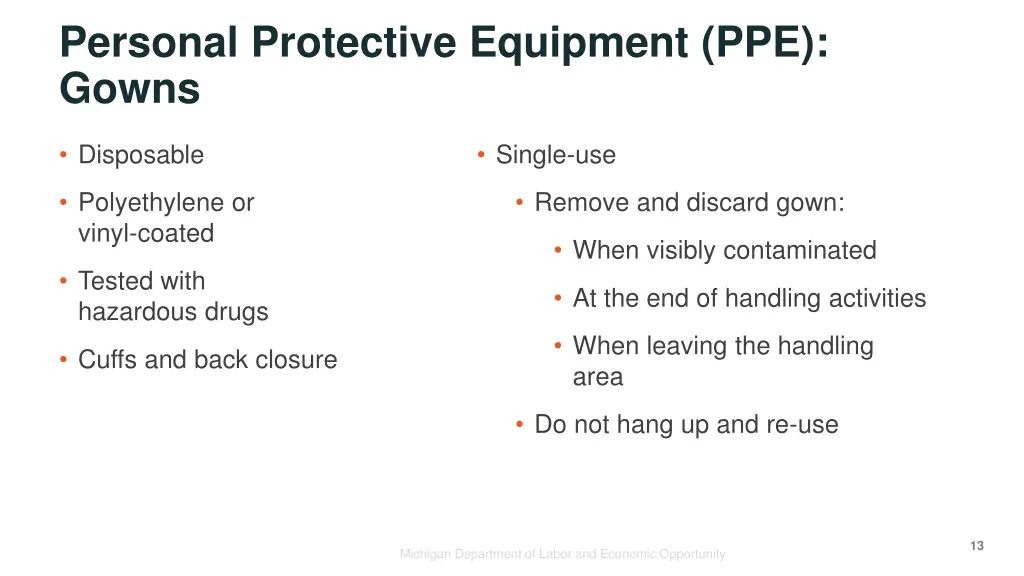 personal protective equipment ppe gowns