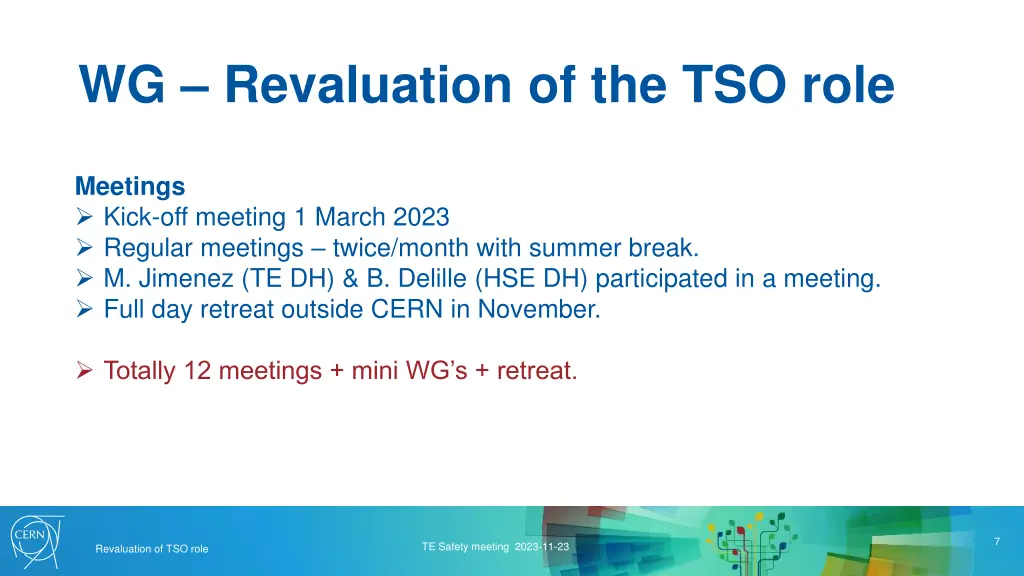 wg revaluation of the tso role 1