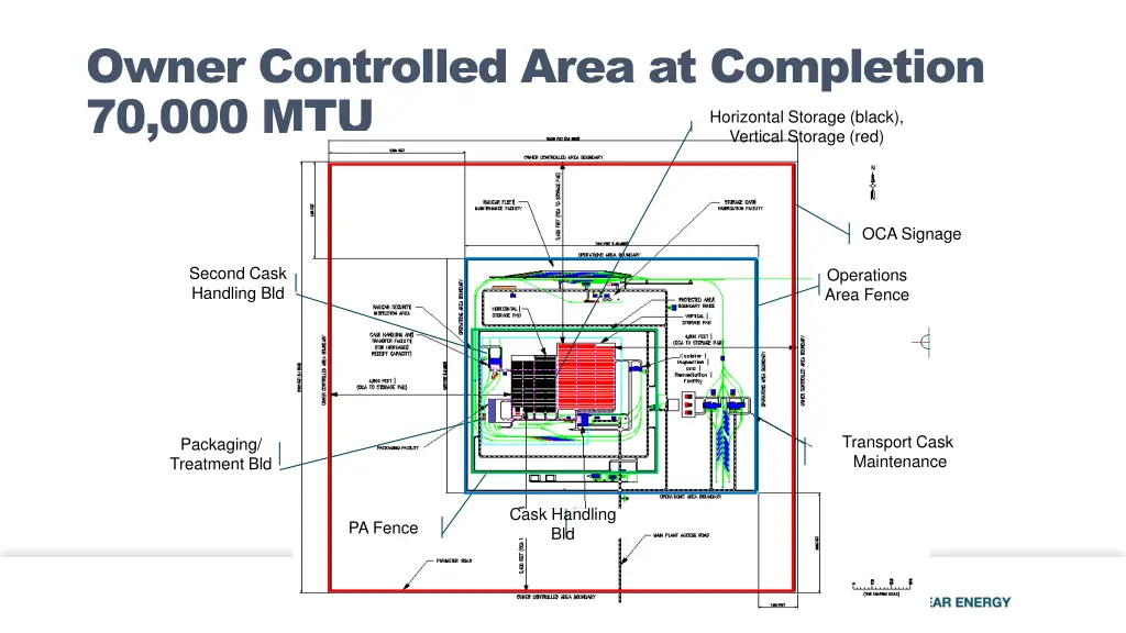 owner controlled area at completion 70 000 mtu