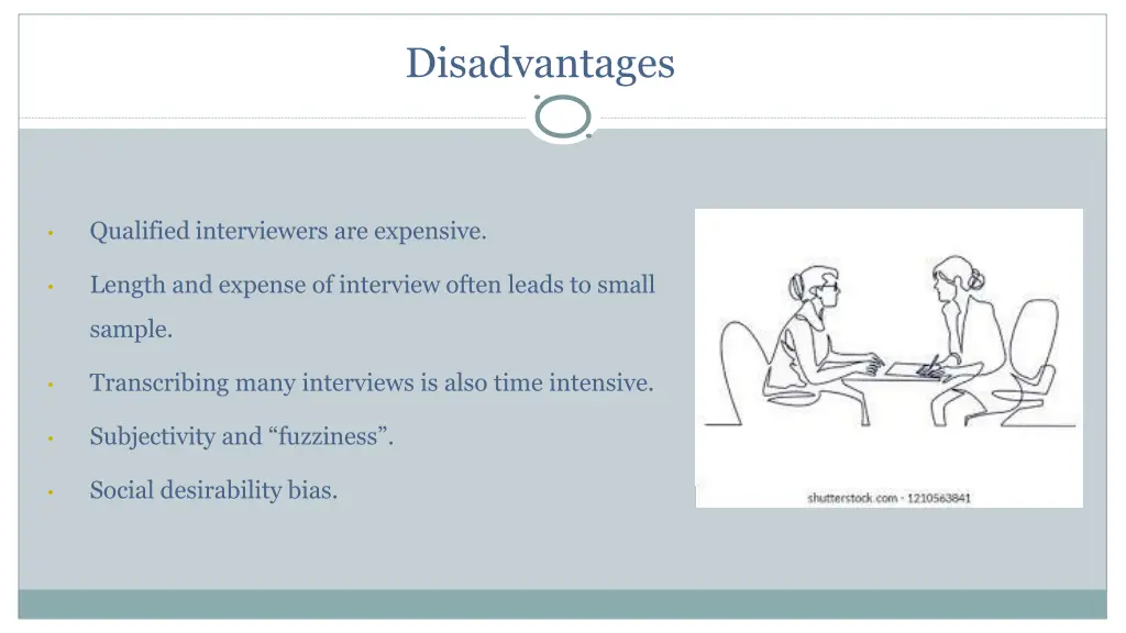 disadvantages