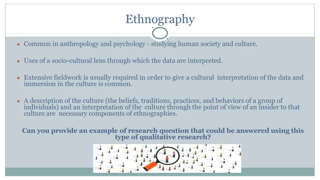 ethnography