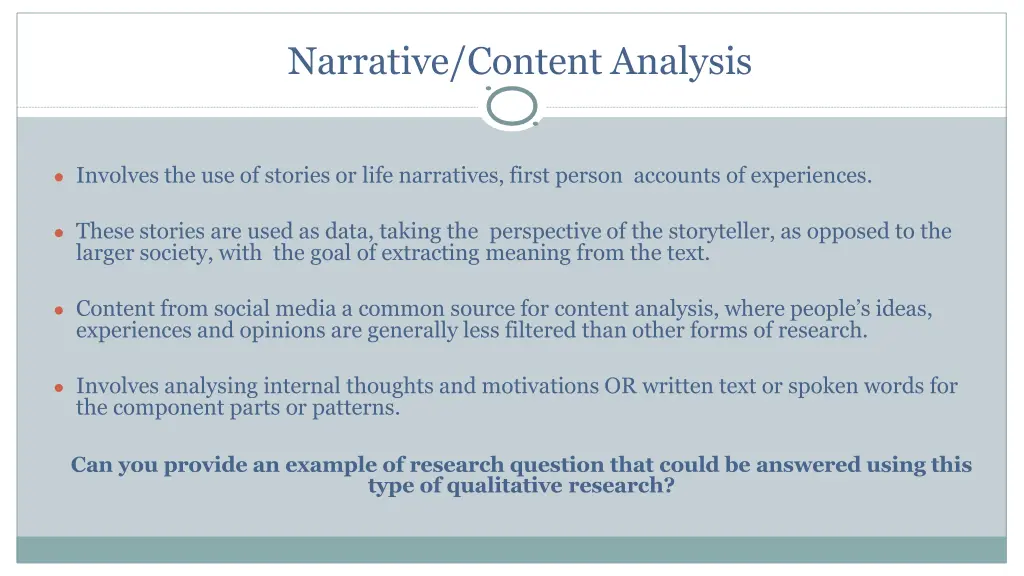 narrative content analysis