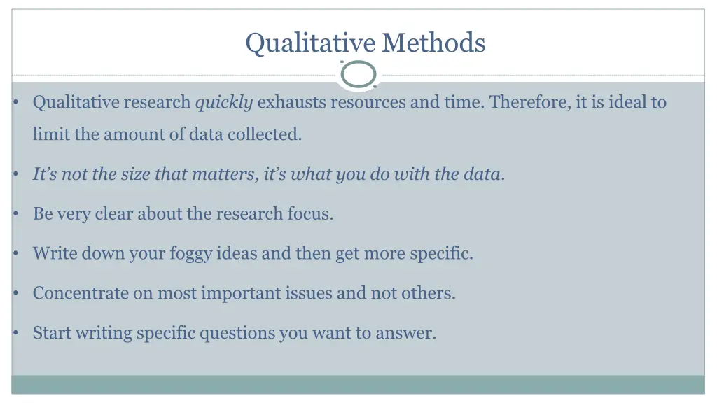 qualitative methods 3
