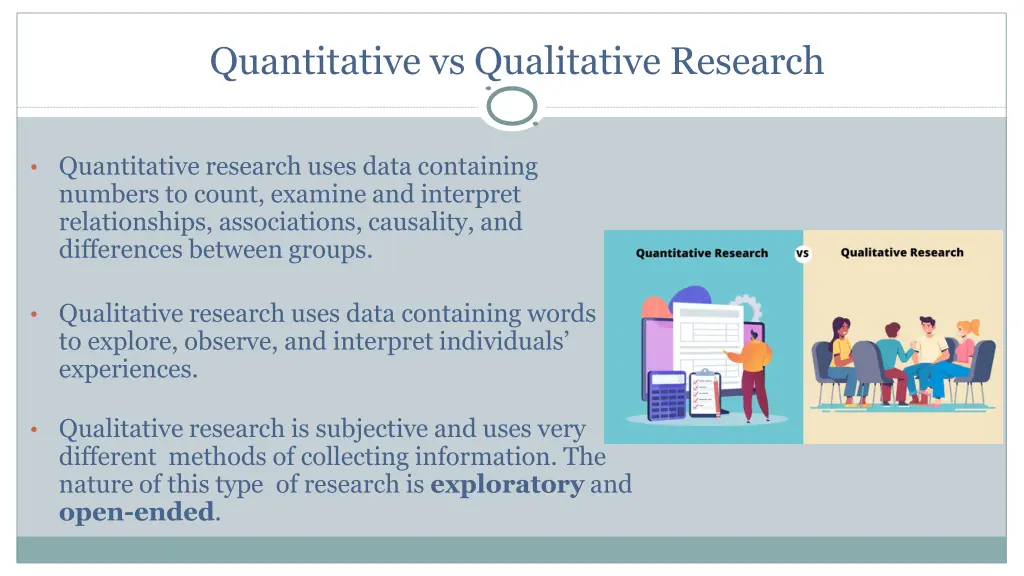 quantitative vs qualitative research