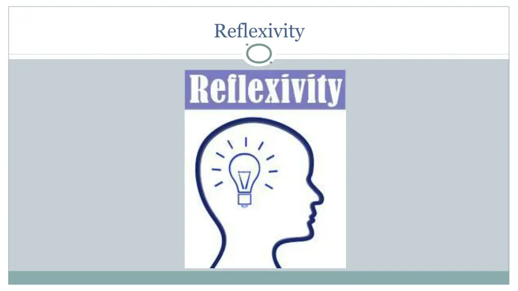 reflexivity