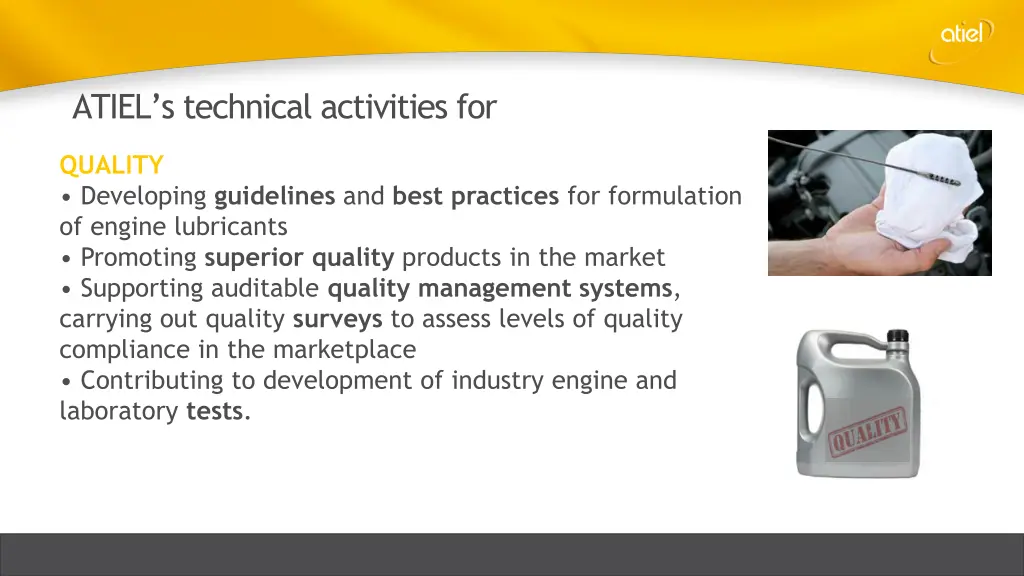 atiel s technical activities for