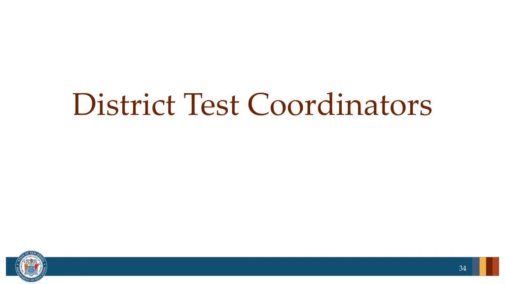 district test coordinators