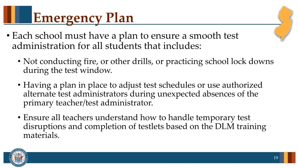 emergency plan each school must have a plan